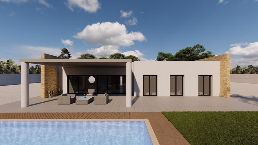 Vivienda Unifamiliar Aislada Llave en Mano — new development in Pinoso