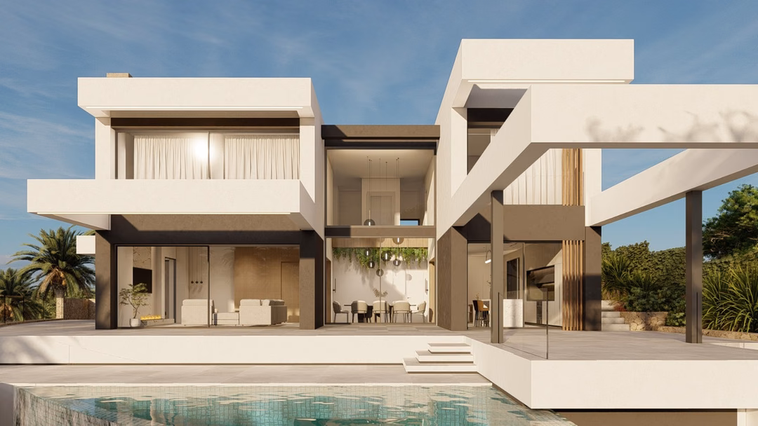 Villa en Av Palmeras de Baviera — new development in Vélez-Málaga