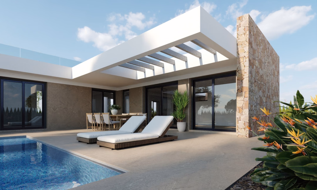 Villa Martina Hacienda del Alamo — obra nueva en Fuente Álamo de Murcia